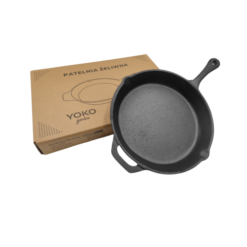 Patelnia Żeliwna średnica 30cm YOKO