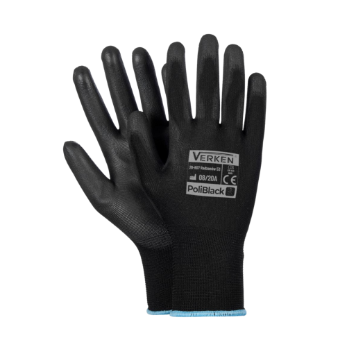 Rękawice ochronne  PoliBlack rozmiar-10