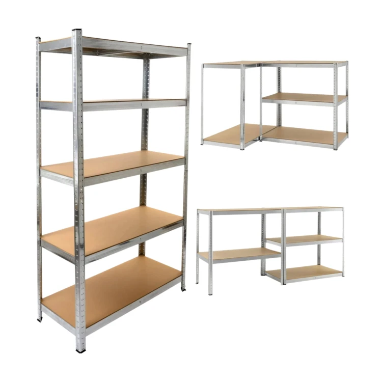 Zestaw 2x Regał Metalowy 180x90x40 Ocynk