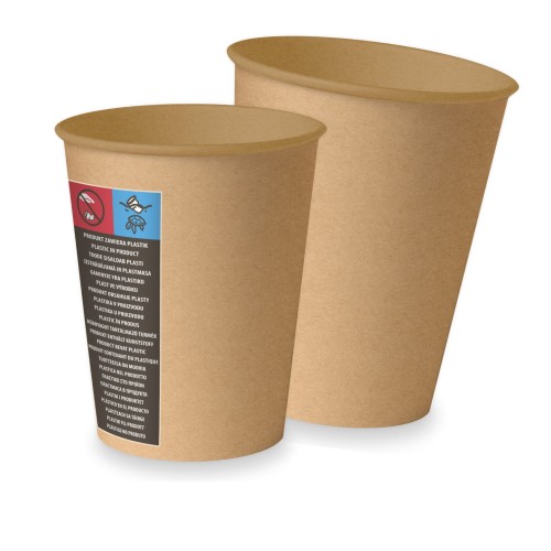 Kubki Papierowe Kraft SUP 250ml x50szt.