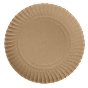Talerze Papierowe Kraft 18cm (50szt.) Clarina