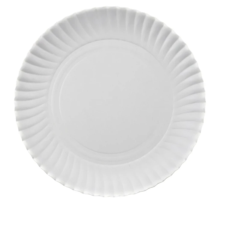 Talerze Papierowe Białe 18cm (50szt.) Clarina