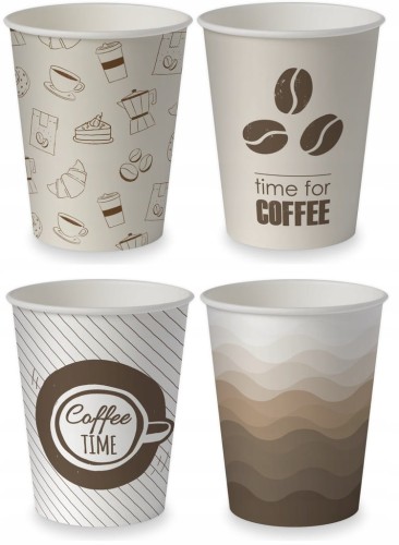 Kubki Papierowe Coffe Mix 250ml  x 50szt.