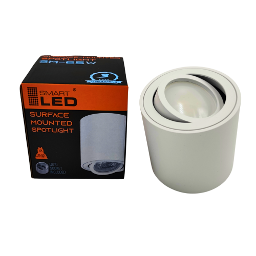 Oprawa Natynkowa Halogenowa GU10 SPOT LED Ruchoma Biała