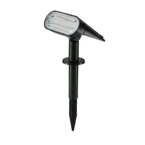 Lampa Solarna Ogrodowa LED Czujnik Zmierzchu Wbijana Słupek 1W