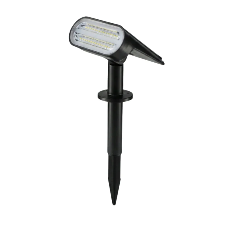 Lampa Solarna Ogrodowa LED Czujnik Zmierzchu Wbijana Słupek 1W