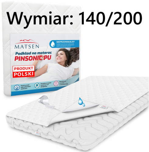 Podkład na materac PINSONIC PU 140/200 Matsen