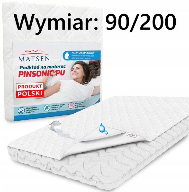 Podkład na materac PINSONIC PU 90/200 Matsen