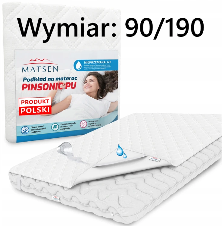 Podkład na materac PINSONIC PU 90/190 Matsen