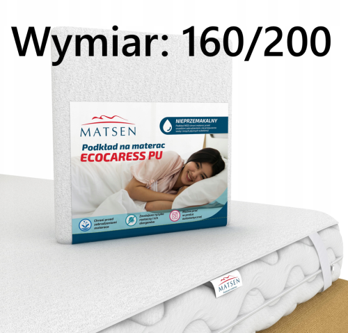 Podkład na materac ECOCARESS PU 160/200