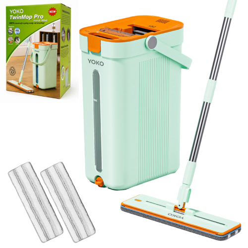 Mop Dwukomorowy YOKO TwinMop Pro  Fresh Mint YM-09
