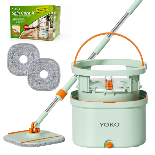 Mop Obrotowy YOKO Spin Core X Separacja Wody YM-10